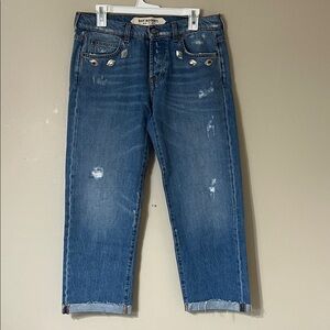 Roy Rogers Distressed Denim Straight Jeans